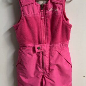 Pink 4t snow bibs SNOWZU snowsuit